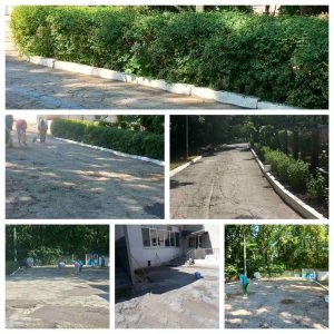 Salubrizarea terenului. Cositul ierbii pe teritoriul IET nr. 179