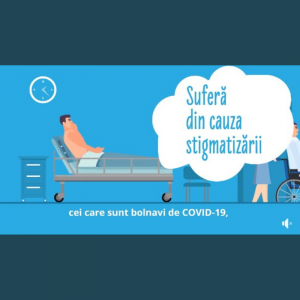 Doar împreună putem opri pandemia și stigmatizarea!
