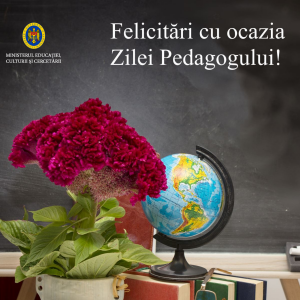 La Mulți ani tuturor cadrelor didactice cu ocazia Zilei Profesorului !