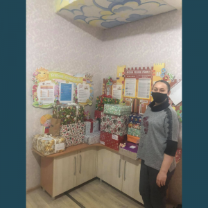 Campania / “Cutia cu daruri “ continua in grădinița nr.32 /   “Albinuța “ !