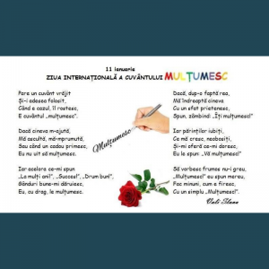 Ziua Internațională a cuvântului „Mulțumesc”