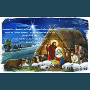 Mesaj de felicitare cu prilejul Crăciunului