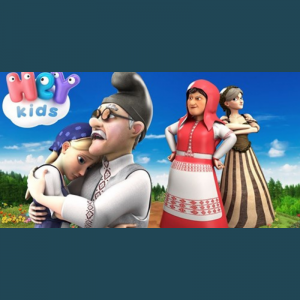 Desen animat: „Fata Babei și Fata Moșneagului”