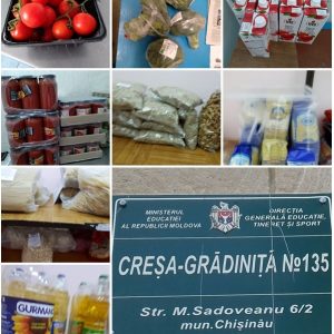 Alimentația în Instituția specială de Educație Timpurie nr. 135 pentru reabilitarea vederii copiilor cu dizabilități vizuale