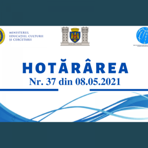 Hotărârea CESP nr. 37 din 08.05.2021