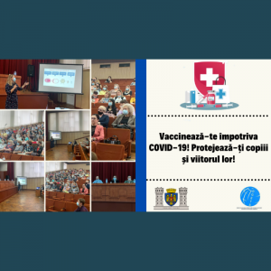 Vaccinarea anti COVID-19 pentru angajații instituțiilor de învățământ din municipiu înseamnă desfășurarea în siguranță a procesului educațional în noul an de studii
