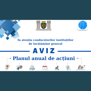 În atenția conducătorilor instituțiilor de învățământ general