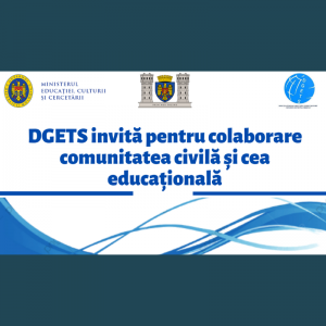 DGETS invită pentru colaborare comunitatea civilă și cea educațională