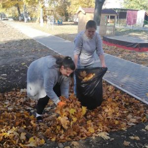 Instituția de educație timpurie nr.155, str.Igor Vieru, 5/2. Salubrizarea teritoriului instituției de învățământ