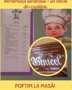 Alimentarea copiilor – IET nr. 211, str. I. Vieru, 3!