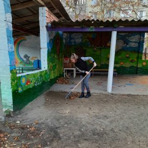 Salubrizarea teritoriului Instituției de educație timpurie nr.161, str. Alecu Russo, 61/3