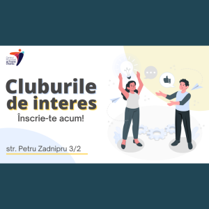 Lansăm înscrierile la ℂ𝕃𝕌𝔹𝕌ℝ𝕀𝕃𝔼 𝔻𝔼 𝕀ℕ𝕋𝔼ℝ𝔼𝕊!