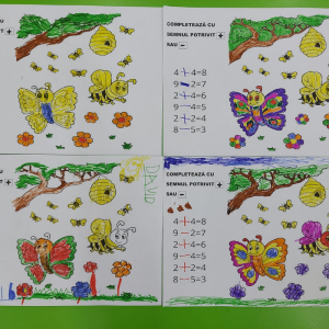 Activitate cu tematica „În lumea micilor viețuitoare”