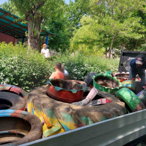 Evacuarea anvelopelor de pe teritoriul IET nr. 67, str.Otavasca,11