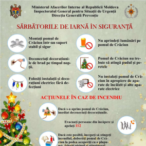 SĂRBĂTORILE DE IARNĂ ÎN SIGURANȚĂ