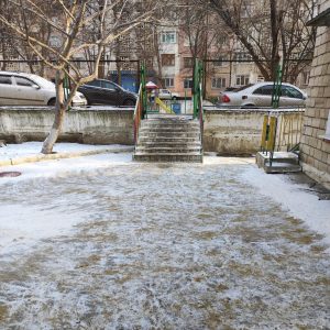 Căile de acces către IET nr. 177 sunt curățate pentru asigurarea securității copilașilor și adulților