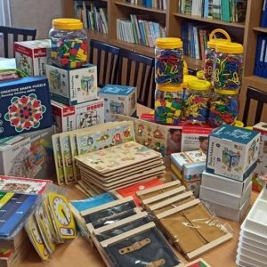 Materiale didactice acordate prin donație de PROIECTUL UNICEF