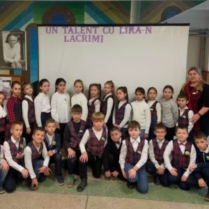 „Grigore Vieru – Un talent cu lira-n lacrimi” – omagiu adus poetului Grigore Vieru de către elevii Gimnaziului „Viorel Găină”, Tohatin