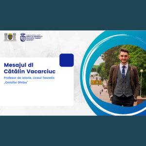 Mesajul dl Cătălin Vacarciuc, în cadrul Forumului municipal al Tinerilor specialiști