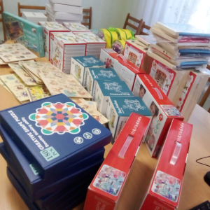 Grădinița nr. 30 a primit jocuri de masă și materiale distribuitive