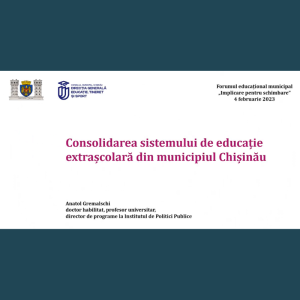 Forumul educațional municipal „Implicare pentru schimbare”