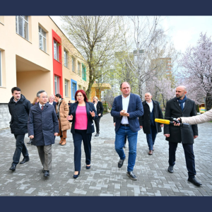 Finalizarea lucrărilor de pavare a curții grădiniței nr. 225