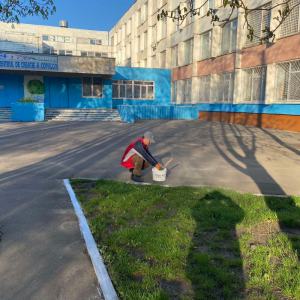 Salubrizarea teritoriului în preajma sărbătorilor de Paști la CCC „Ghiocel”