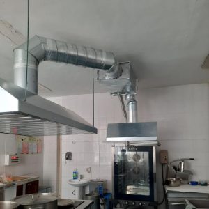 Dotarea blocului alimentar al IET nr. 135 cu o hotă modernă