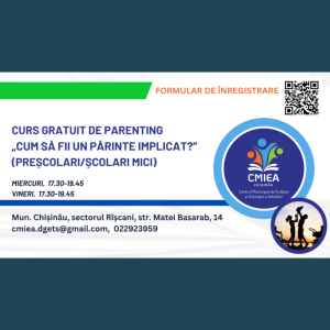 Curs de parenting „Cum să fii un părinte implicat?”